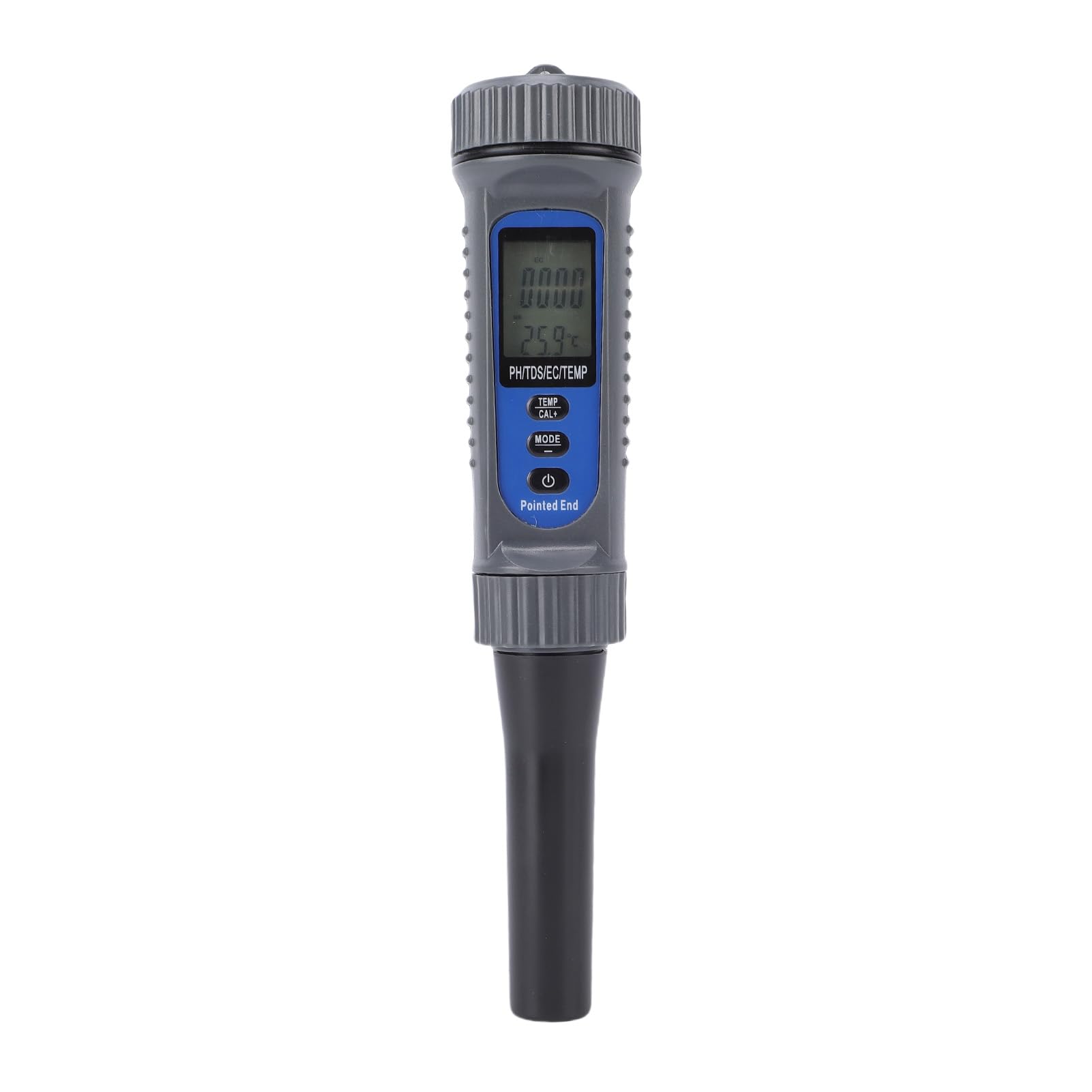 Fafeicy Misuratore di PH per Alimenti Tester Digitale TDS EC, Portatile in Plastica, Calibrazione Automatica, Multiparametro per Controllo qualità di Formaggio e Frutta e Test di Freschezza