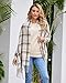 Fuinloth Women's Large Plaid Scarf Fashion Long Shawl Wrap for Winter Warm Lightweight Khaki