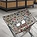 Shopping Cart Cover - Safety Shopping Cart Cover, Cute Print infantt Shopping Cart Cover | Kids Seat Protection Dust Cover, Easy-Shopping Cart Seat Cover for Carts, Highchairs, Swings Toddler