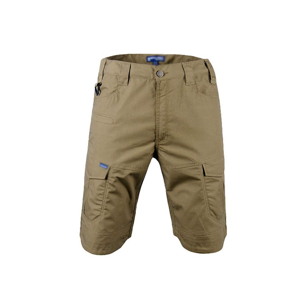 Zhiyuanan Men's Tactical Military Shorts Multi Pockets Teflon Waterproof Combat Cargo Shorts Wear-Resistant Airsoft Hunting Woodland Outdoor Hiking