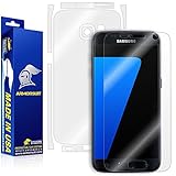 ArmorSuit Samsung Galaxy S7 Screen Protector MilitaryShield + Full Body Clear Skin MilitaryShield Back Film Protector for Galaxy S7 - HD Clear Anti-Bubble Film