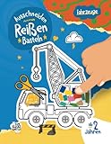 Fahrzeuge Ausschneiden, Reißen, Basteln ab 2 Jahre: Ein erstes Bastelbuch für Kinder mit Auto, Bagger u.v.m. zum Schnipsel aufkleben und Schneiden lernen mit Scherenführerschein. - Kleine KlecksKünstler 