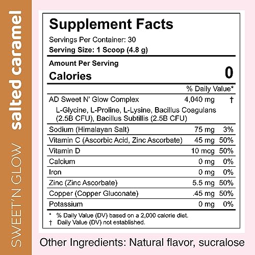 Project AD Sweet'N Glow, Sugar Free Sweet'Ner, Collagen Building Agents, Best Zero Calorie Sweetener, Sugar Alternative, Rejuvenate Skin, Hair and Nails (30 Servings) - Image 3
