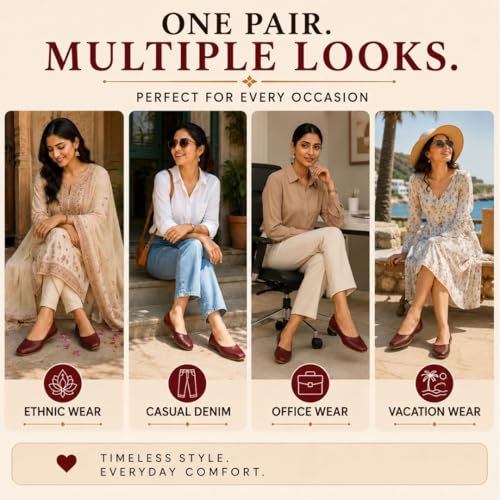 Image of TRASE Traditional Jutti for Women & Girls | Flat Sole, Soft Lining, Cushion Footbed | Casual Wear & Comfortable Ethnic Footwear for Wedding & Festive