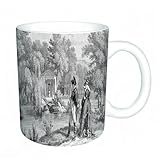 Tasse de Café Idéale pour les Moments Quotidiens : Avec ses dimensions parfaites (8 cm de diamètre et 9,5 cm de hauteur), cette tasse est idéale pour savourer votre café, thé ou toute autre boisson chaude. La poignée 