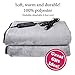 GREAT WORKING TOOLS Heated Car Blanket, 12v Electric Blanket with 3 Heat Settings, Auto Shutoff, 55