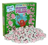 CAPTAIN PLAY Schaumzucker Pilze Bubble Gum Style, 1kg Süßigkeiten Box