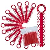 1040 Power Sticks Ligature Ties Orthodontic Ligature O-Ties, Elastic Ligature Bands, Elastic ties O-Rings Elastic Bands for Braces 26 ties on each stick (Rush red)