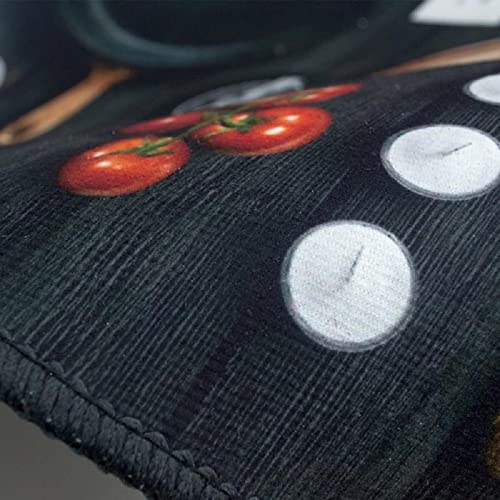 Image of HomeCloud Anti Fatigue Kitchen Rug Printed Thick Anti Slip, Washable, Big Size, Designer Folding Kitchen Mat for Home BedroomStandard Size (41 x 122 cm 41 x 61 cm) ( Kitchen Menu N)