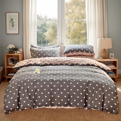 Housse de couette 155x220 cm fermeture éclair pour lit facile - 5