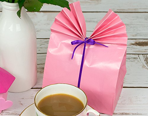 Unique Party - 59001 - Paquet de 12 Sacs Cadeaux - Papier - Rose Pastel - Image 4