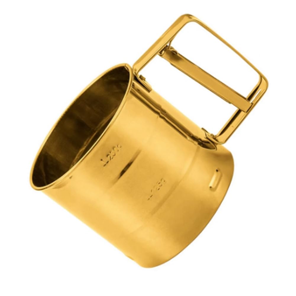 CTRLZS Kitchen Bake Tool Supply Handheld Flour Sifter Baking Coffee Filter Hand Press Flour Sifter Coffee Mesh Shaker