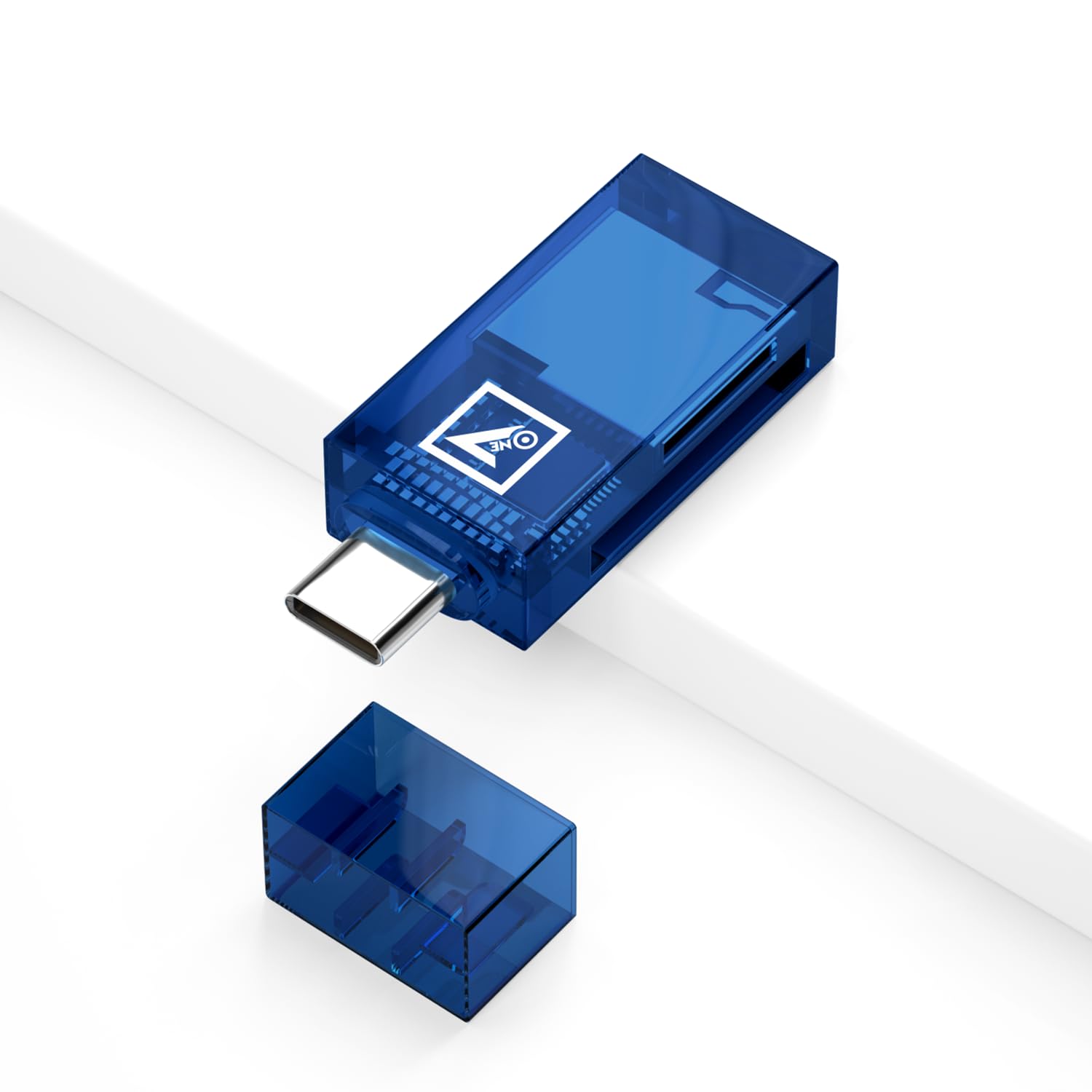 ONE 7 3 in 1 SD & TF Card Reader for Type C | Type C OTG Card Reader | Supports TF, SD, SDHC, SDXC, MMC, RS-MMC, Micro SDXC | High-Speed Data Transfer for Laptop, Tablet & Smartphone (ON CC-40)-image-42