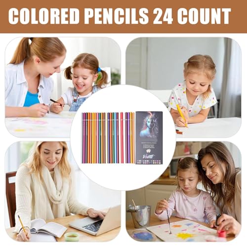 24 Lápices De Colores para manualidades infantiles 7