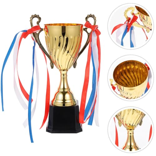 Toddmomy Prêmios De De Troféu De Metal 2Pcs Troféu De De Vencedor De Primeiro Lugar De Troféu Para E