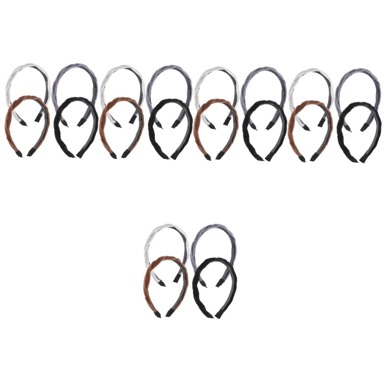 FRCOLOR 20 Piezas Venda Diadema Delgada Diadema Para Mujer Diademas De Punto Para Mujer Diademas Para De Moda Para es Accesorios Tela Trenza Perder