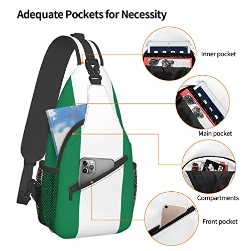 Mochila bandolera unisex negra de tamaño único miniatura 5