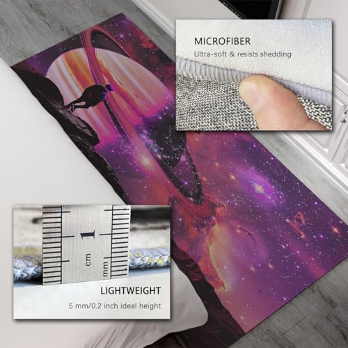 Tapis de chambre Galaxy 160x200cm pour créer un espace de jeu fantastique au salon - 6