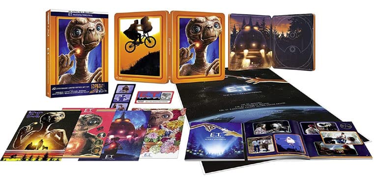 E.T. 4K UHD ( E.T. the Extra-Terrestrial ) (Steelbook Edition) Blu-Ray, Reg.ABC Import - Denmark