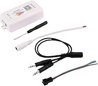 Vista 2 de SP107E Controlador de luz LED de píxeles direccionables DC 5V-24V con música móvil BT para WS2812B, WS2801, WS2813 Soporte Varios chips IC LED A