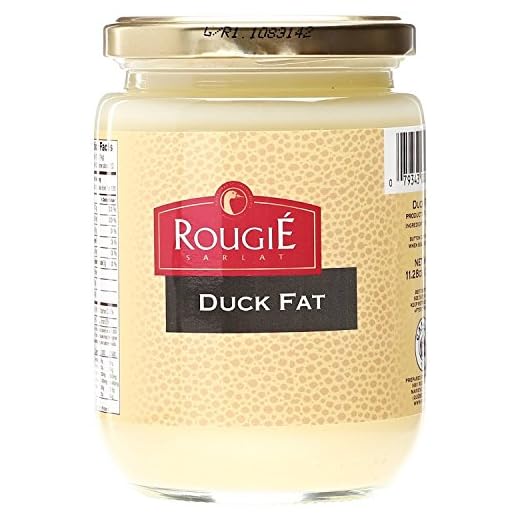 Rougie Rendered Duck Fat 320g 11.28 Ounce (2 PACK)