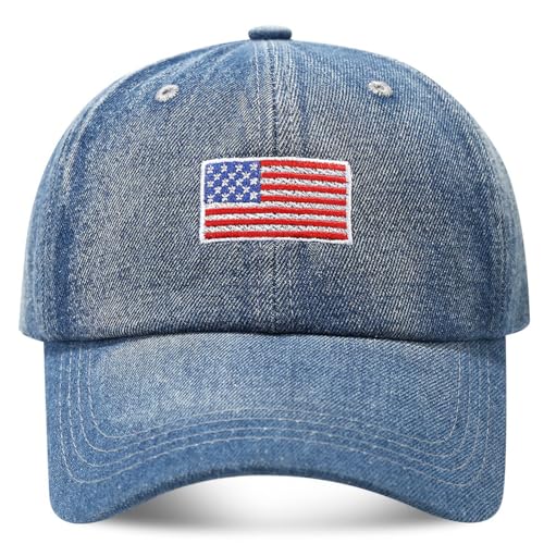 Image of XYIYI Vintage Washed Distressed Baseball Cap Adjustable Cotton Dad Hat for Women Men