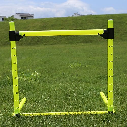 UMJIGF Hurdles Training Plastic Pipes, Lightweight Hurdles for Track and Field, Portable Hurdles Equipment, Soccer Practice Pole Set for Kids,5 Pcs