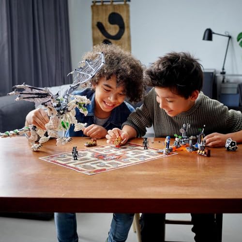 Image of LEGO NINJAGO Kids Skull Sorcerer's Dragon 71721 Building Set (Multicolor) (51 Pieces)