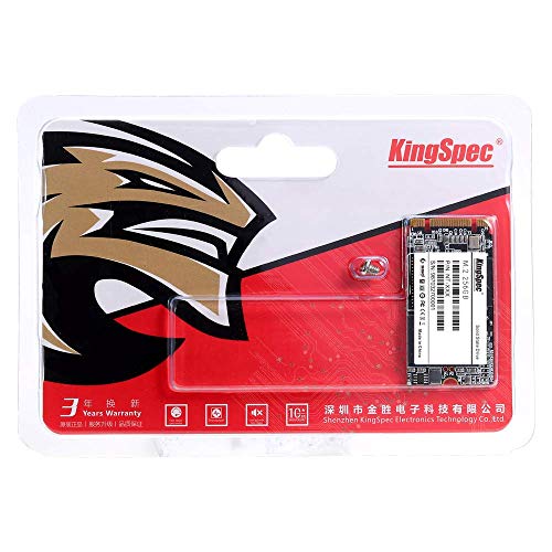 KingSpec 256 GB M.2 SSD 22 * 42mm MLC SATAIII NGFF Storage a stato solido Storage NAND Flash [2242-256GB]