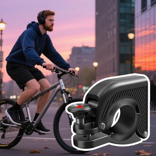 Timbre de bicicleta con sonido fuerte y claro resistente a la oxidación para manillar universal 3