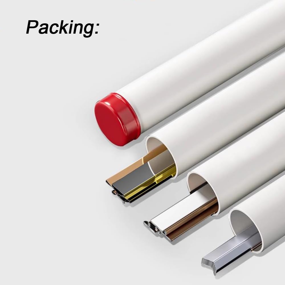 Paquete de 6 perfiles de aluminio antideslizantes para escaleras, 120 cm, protección para puerta de piscina (d 90 cm), protectores de esquina para escaleras seguras
