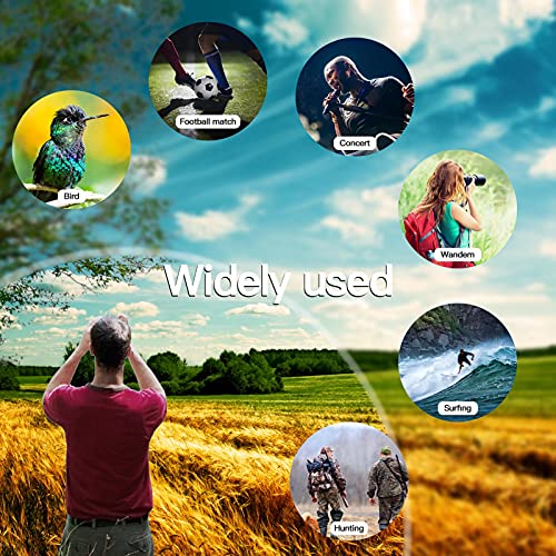 12X50 High Definition Monokular Fernrohr Teleskop, Monocular Teleskop wasserdicht mit Smartphone Halter und Stativ für… – Bild 7