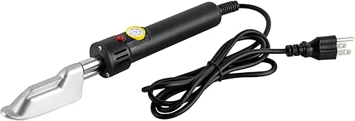 LYNICESHOP Mini planchas, 110v 122.0-662.0 °F con cable eléctrico Mini hierro de cuero Mini hierro Mini manualidades de hierro práctico kit de