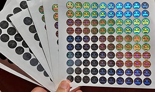 Image of OK Tested 3D Hologram Sticker, 14mm Round, Silver, 5000 Pcs | Tamper-Evident