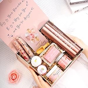 Luxury Gift Set Spa Box for Women Happy Birthday Gifts Basket Gift Ideas Relaxing Pamper Gifts for Best Friend Sister…