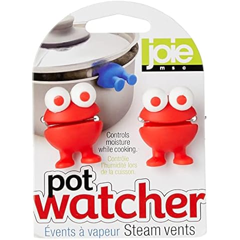 Joie Kitchen Gadgets 49033 Joie Pot Watchers Pan Steam Vents-Pack of 2, Silicone Cover