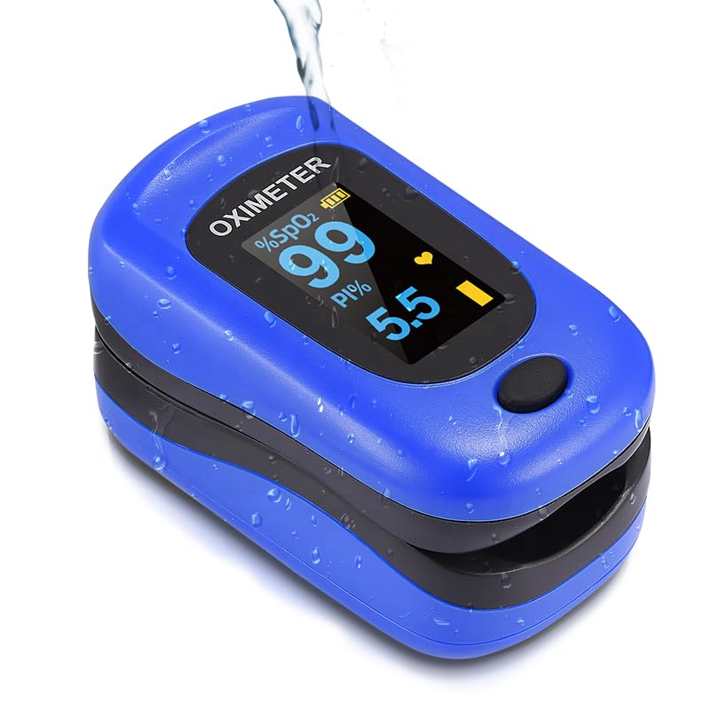 OTICA WEWELL Fingertip Pulse Oximeter – SpO2 & Heart Rate Monitor with OLED Display, Silicone Protective Case, Lanyard & 2 AAA Batteries Included – Accurate Readings for Home, Sports & Travel-image-32