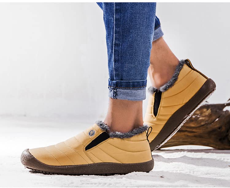 AINIJIA&HOLO Winter Shoes Fur Lined Snow Ankle Boots,Outdoor Waterproof Anti-Slip Walking Sneakers Hiking Boots3