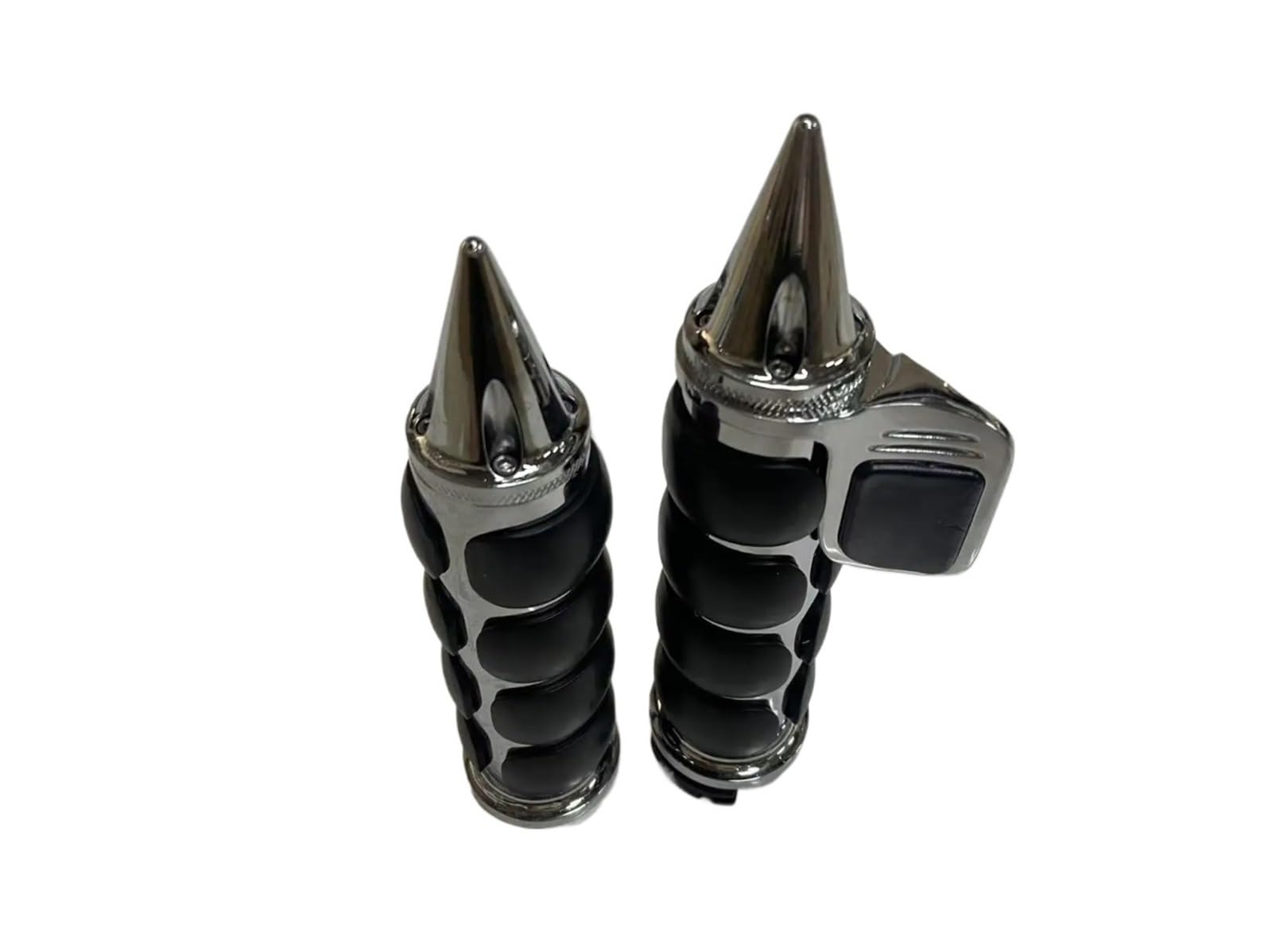 Manopole Per Freni In Gomma Manopole per manubrio antiscivolo in gomma da 1" e 25 mm, adatte per Harley, adatte per Honda, adatte per Kawasaki, adatte per Suzuki, Cross Grip