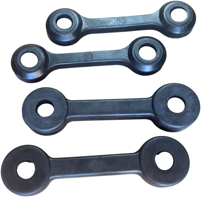 FRP 70lb Set Bone Style (2) 25lb + (2) 10lb Resistance Bands Straps for Soloflex