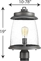 Vista 9 de Spark & Spruce 24013-APCS Marigold 1 - Farol para exteriores (19.0 in, peltre)