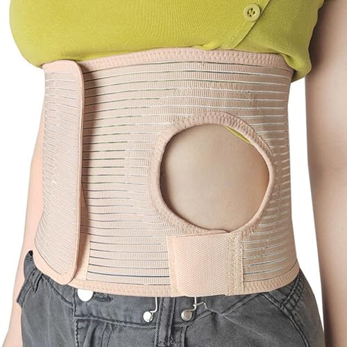 Cinturón de Ostomía Abdominales, Ostomía Cinturón, Orificio Ajustable, Faja Abdominal, Cuidados Postoperatorios Tras Cirugía de Colostomía o Ileostomía(Medium)