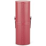 Narwey Makeup Brush Holder Travel Brushes Case Bag Cup Storage Dustproof for Women (Red)