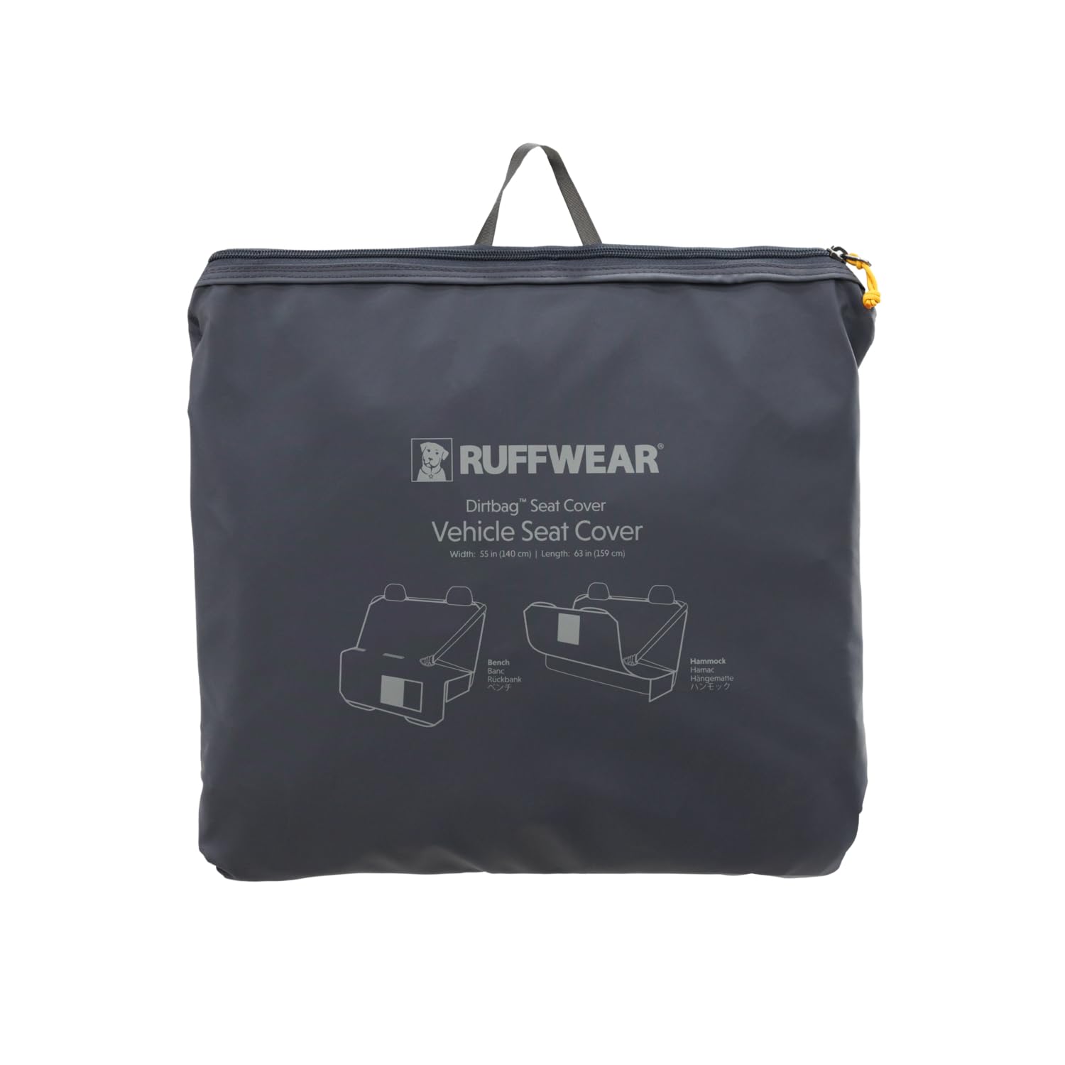 Ruffwear, Dirtbag Seat Cover, Dog Car Seat Cover, Basalt