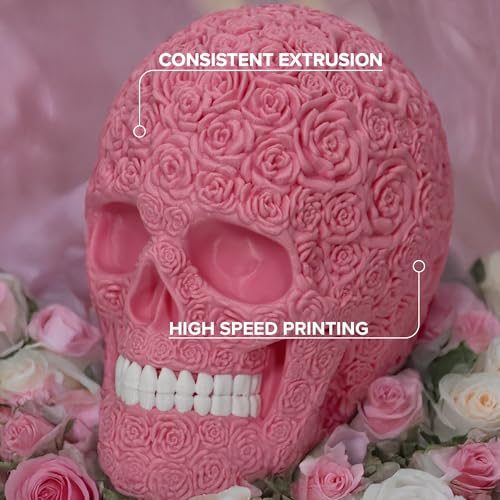 Image of Polymaker PETG Pink 3D Printer Filament 1.75mm 1kg, High Speed PETG up to 300mm /s, High Strength New Formula, Excellent Layer Adhesion, Warp Free, Compatible with Most 3D Printers