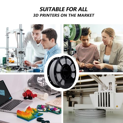 Image of iBOSS Matte PLA Plus Filament, Gray 1.75mm 1kg 3D Printing Filament, Neatly Wound PLA+ Matte Gray Filament, Fits Most FDM 3D Printers, 1kg Spool (2.2lbs)