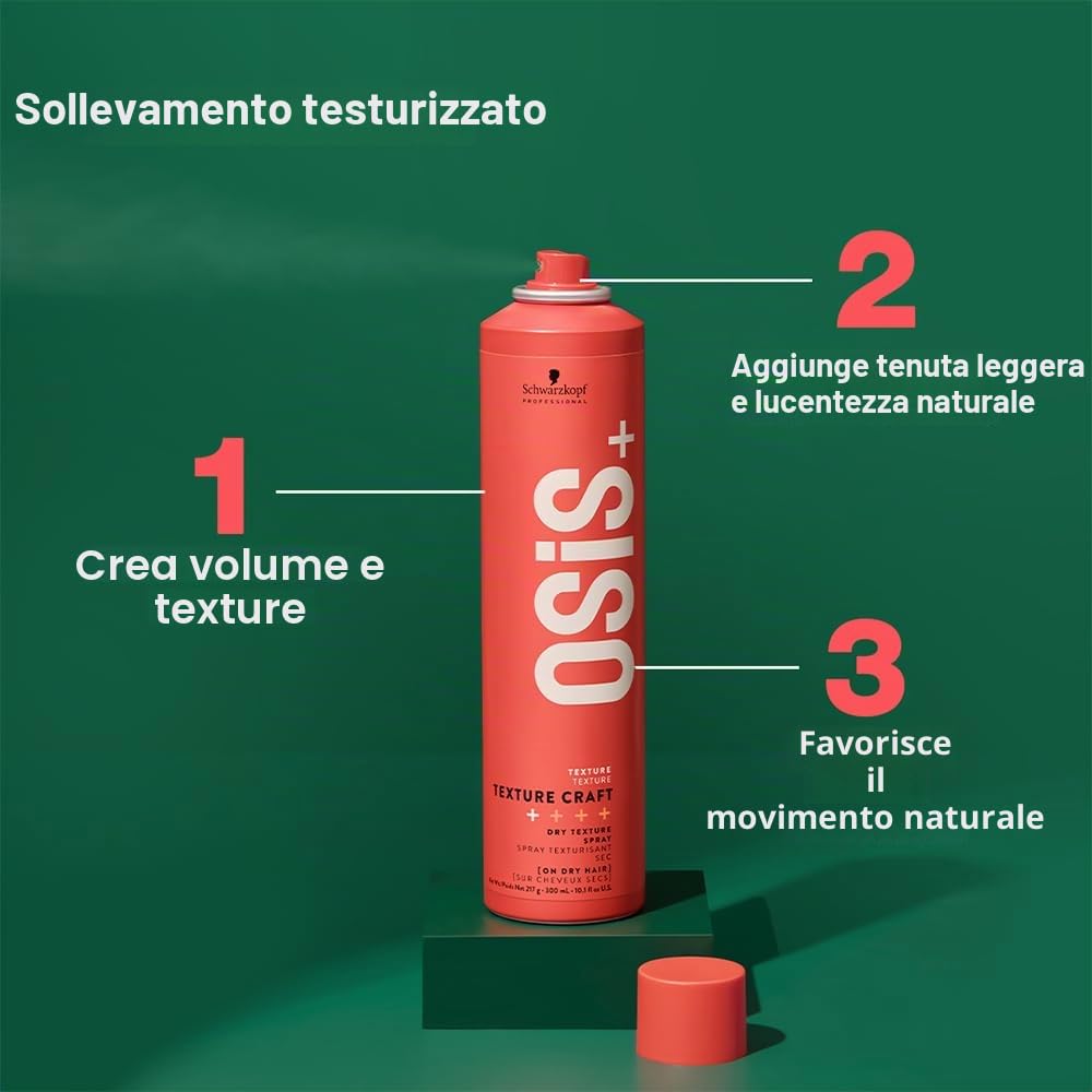 SCHWARZKOPF PROFESSIONAL Osis+ Texture Craft Dry Texture Spray 300 ml