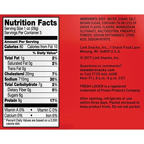 Matador Original Beef Jerky, 3 Ounce