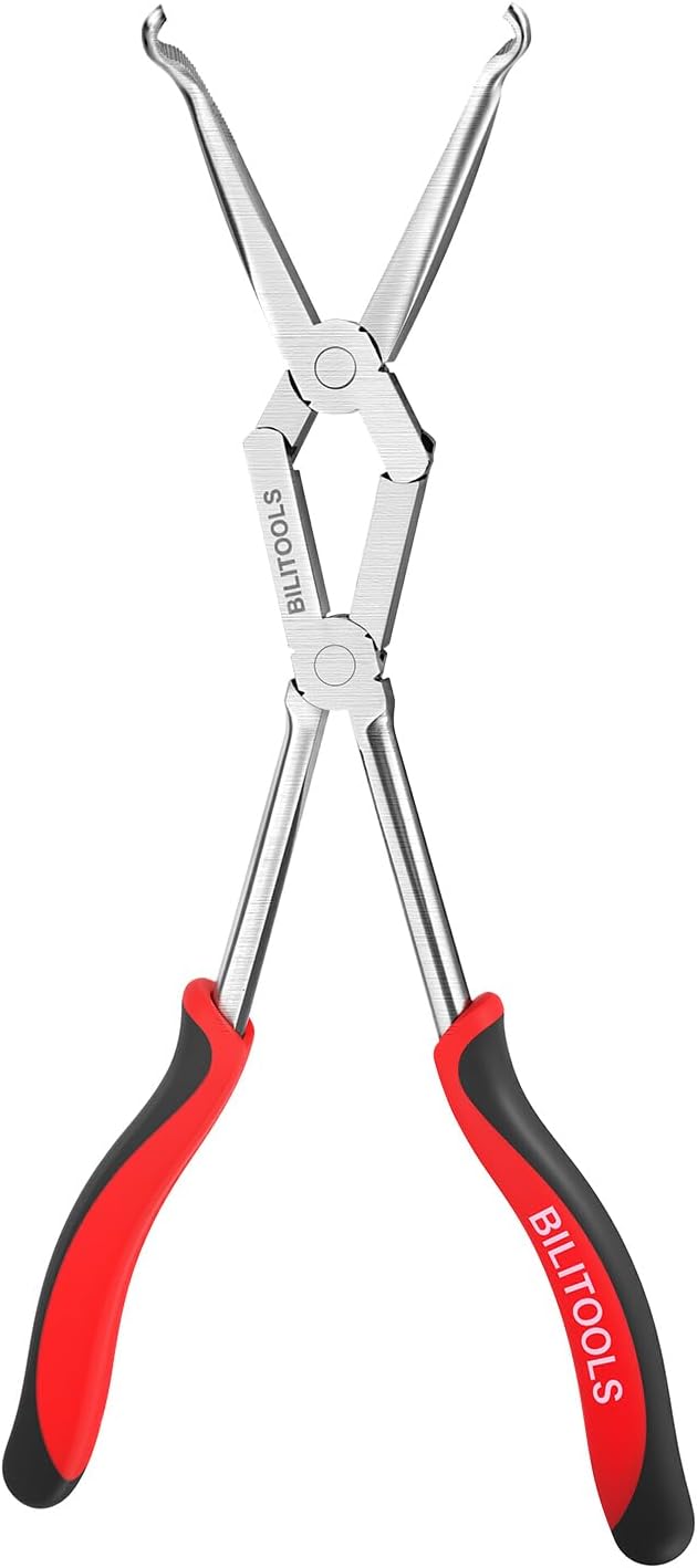 BILITOOLS 11" Extra Long Diagonal Cutting Pliers, Double Joint Long Reach Wire Cutters for Tight Spaces, Heavy Duty Side Cutting Pliers