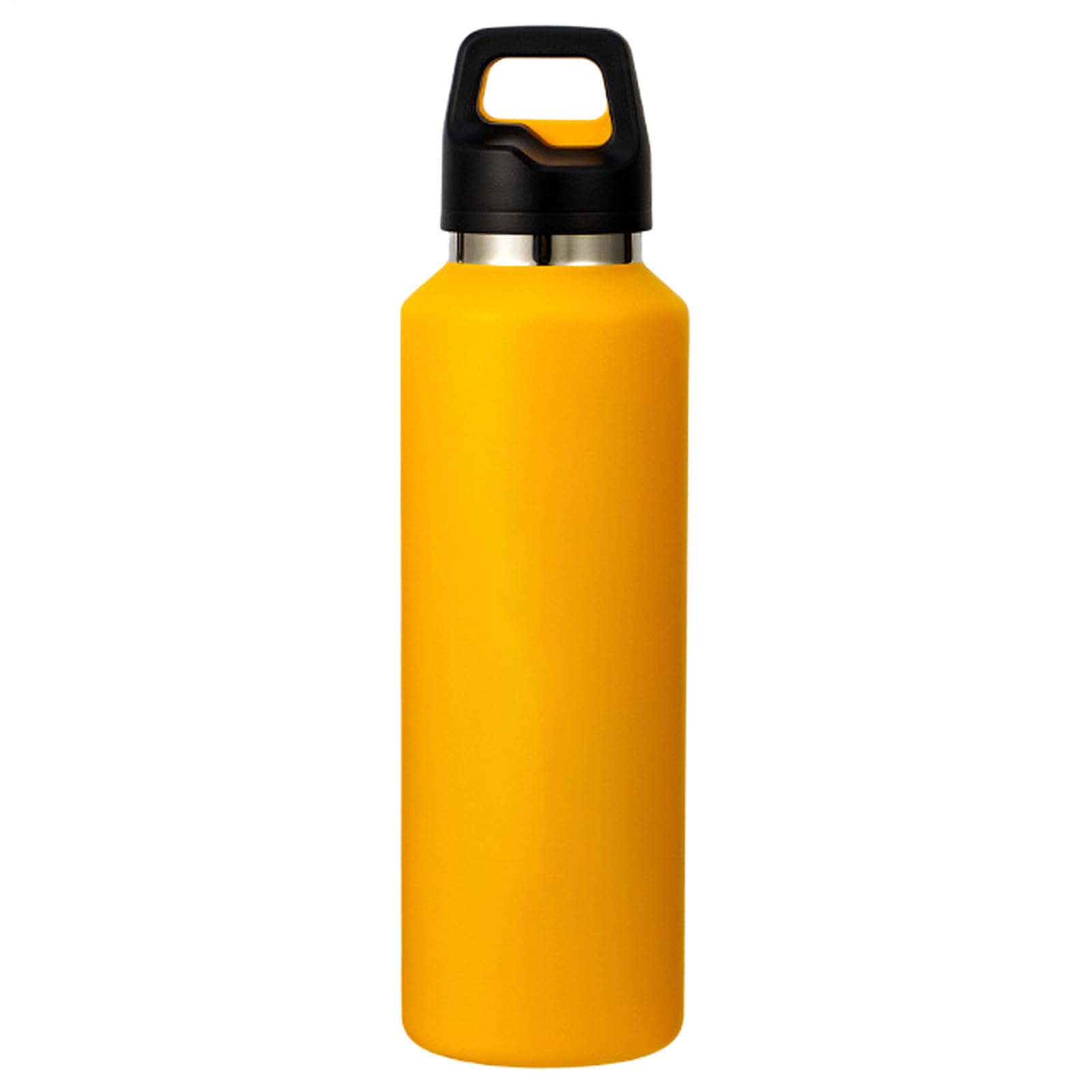 Borraccia in metallo | 600 ml in acciaio inox a tenuta stagna | Borraccia sportiva | per tè caldo freddo caffè latte all'aperto campeggio escursionismo pesca sport